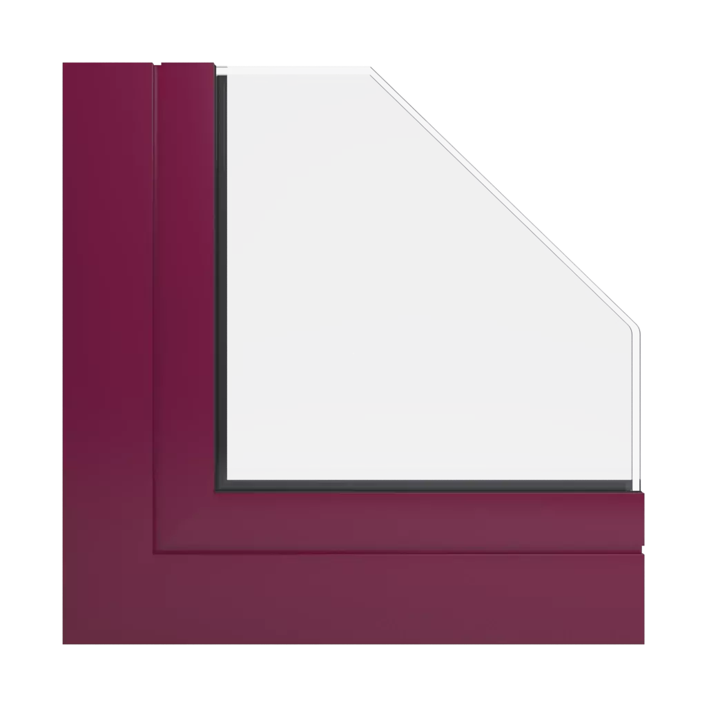 RAL 4004 Claret violet windows window-profiles aliplast max-light-design