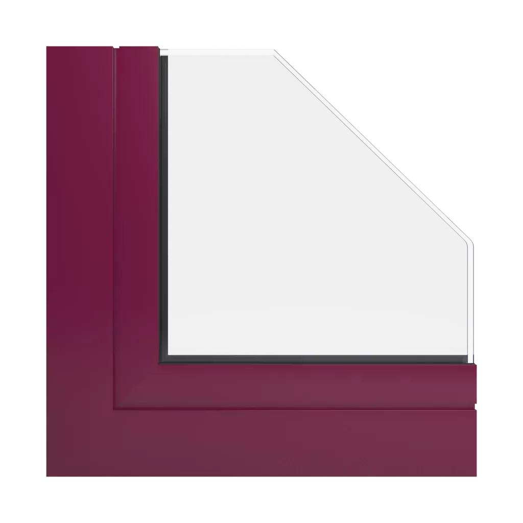 RAL 4004 Claret violet windows window-profiles aluprof mb-openslide