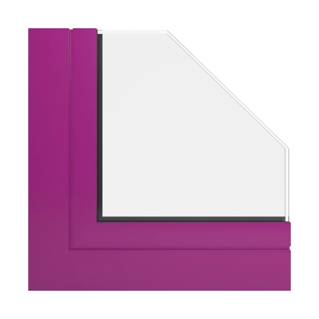 RAL 4006 Traffic purple windows window-profiles aluprof mb-77-hs