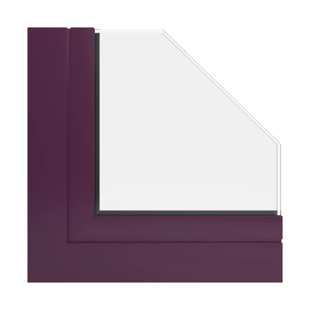 RAL 4007 Purple violet windows window-profiles aluprof mb-78ei-dpa