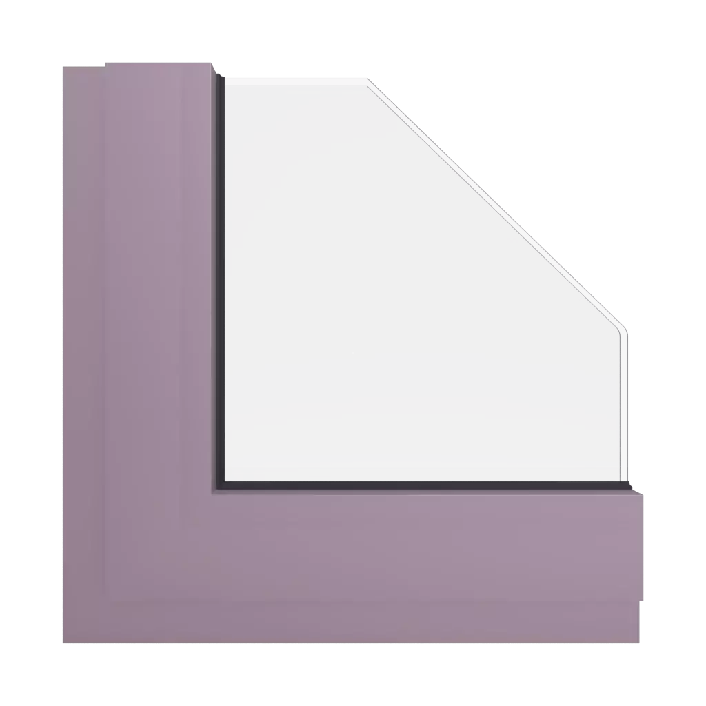 RAL 4009 Pastel violet windows window-color aluminum-ral ral-4009-pastel-violet interior