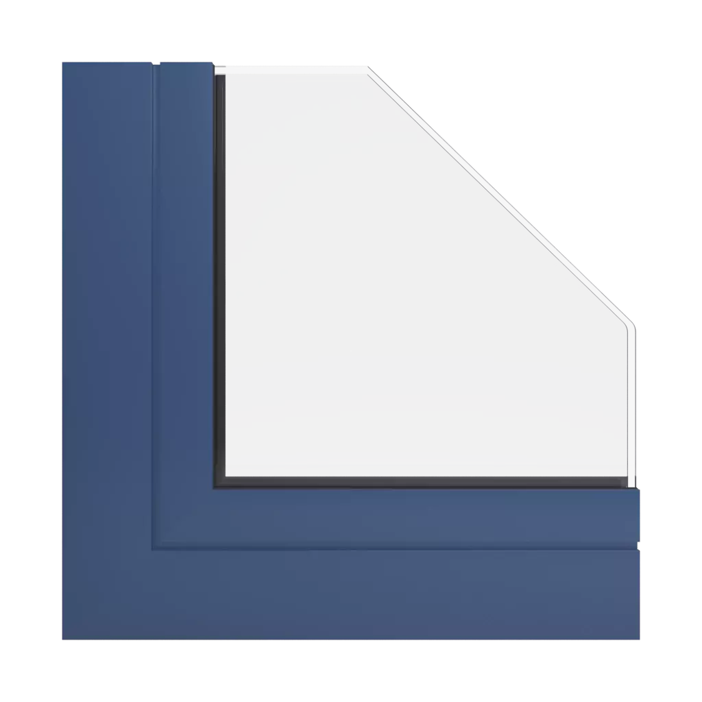 RAL 5000 Violet blue windows window-profiles aliplast max-light-design