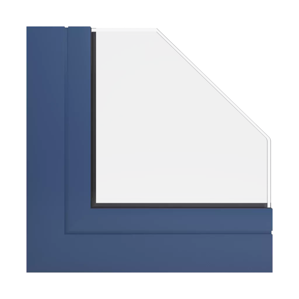 RAL 5000 Violet blue windows window-profiles aluprof mb-78ei