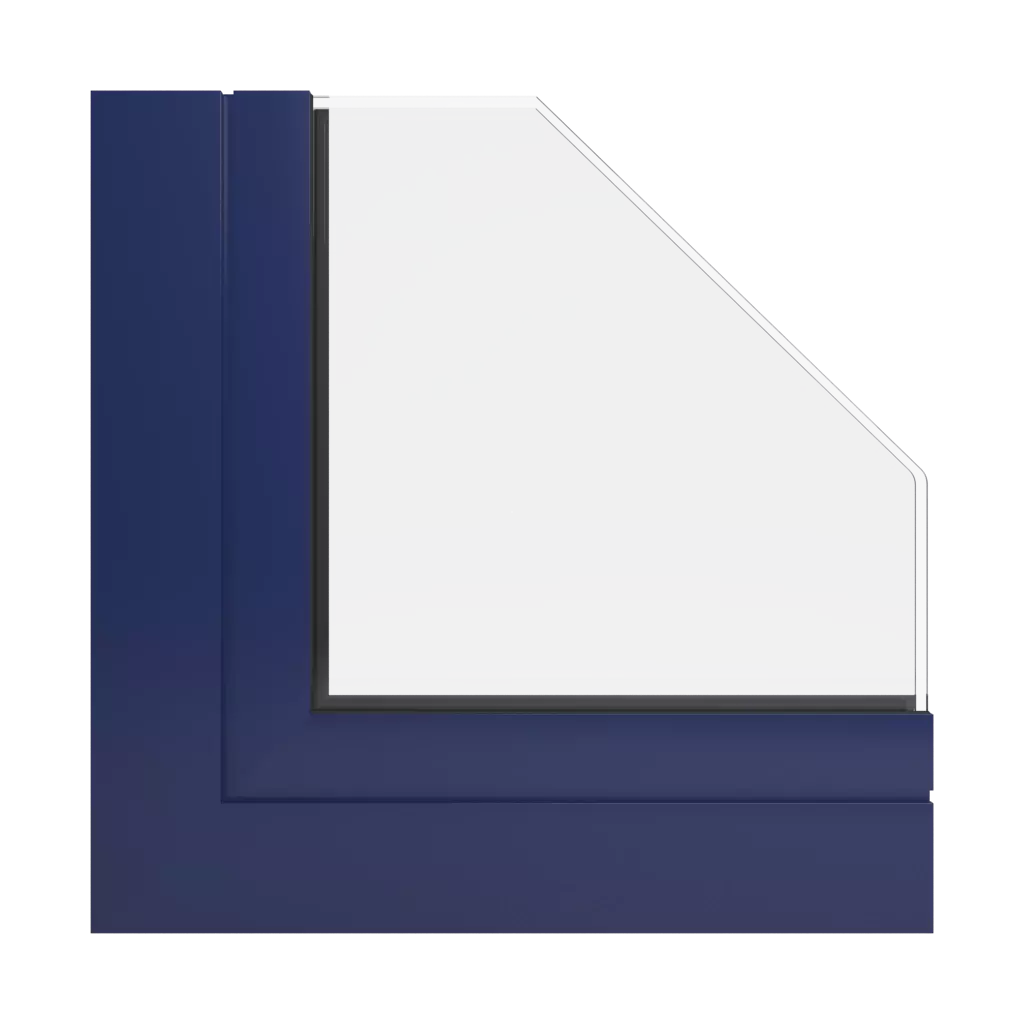 RAL 5013 Cobalt blue windows window-profiles aluprof mb-ferroline