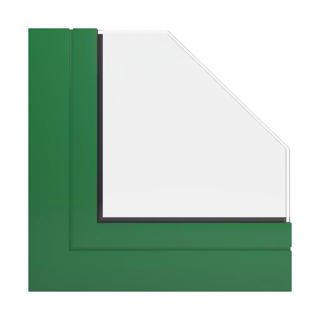 RAL 6001 Emerald green windows window-color deceuninck-colors 