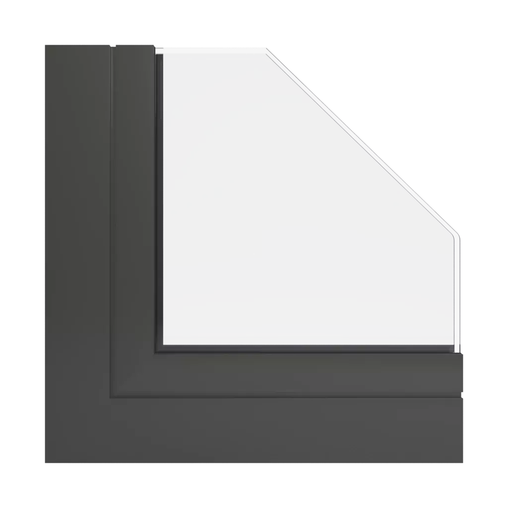 RAL 6006 Grey olive windows window-profiles aluprof mb-harmony-office