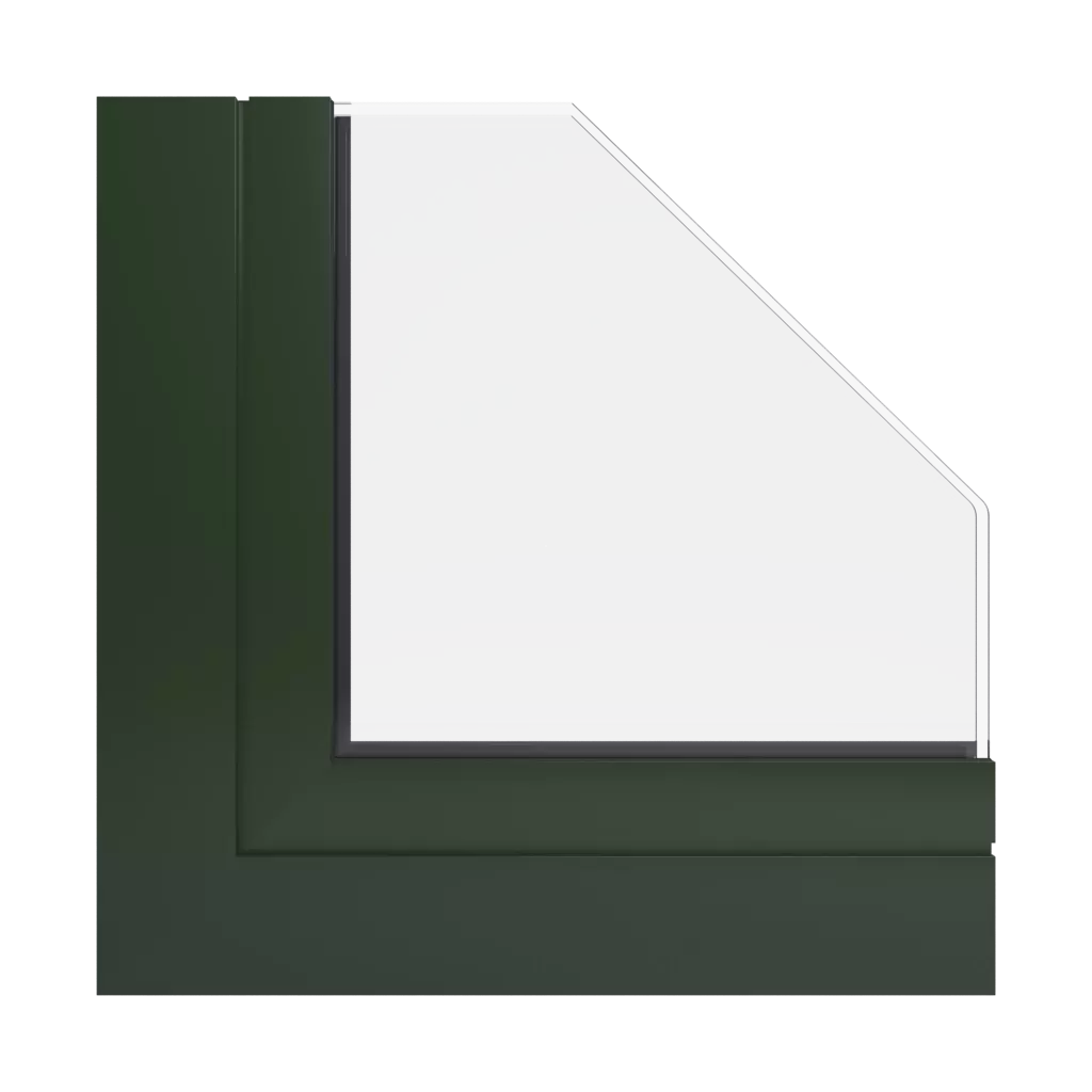 RAL 6007 Bottle green windows window-color deceuninck-colors 