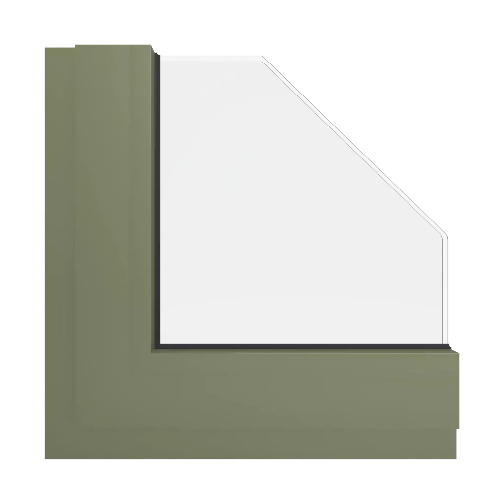 RAL 6013 Reed green windows window-color aluminum-ral ral-6013-reed-green interior