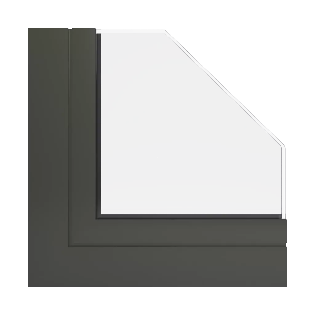 RAL 6014 Yellow olive products folding-windows    