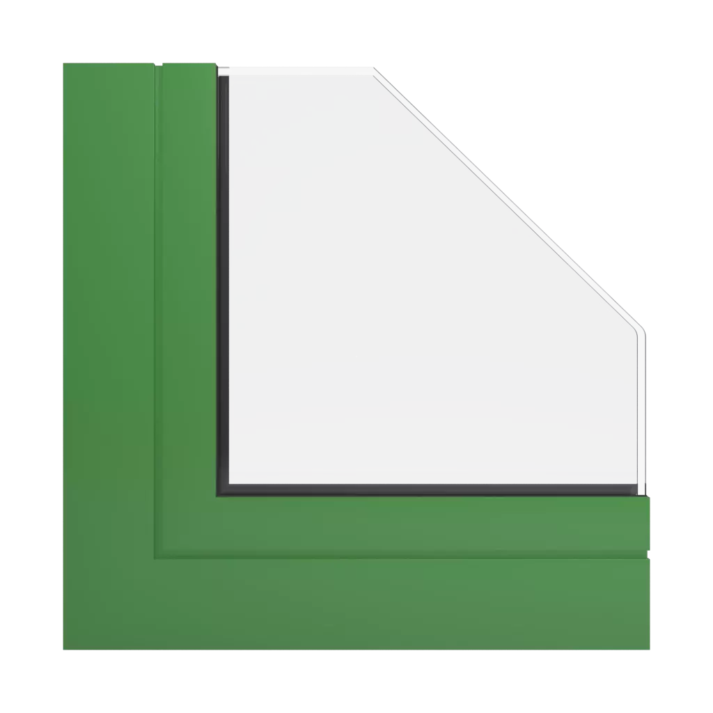 RAL 6017 May green windows window-profiles aluprof mb-skyline-type-r