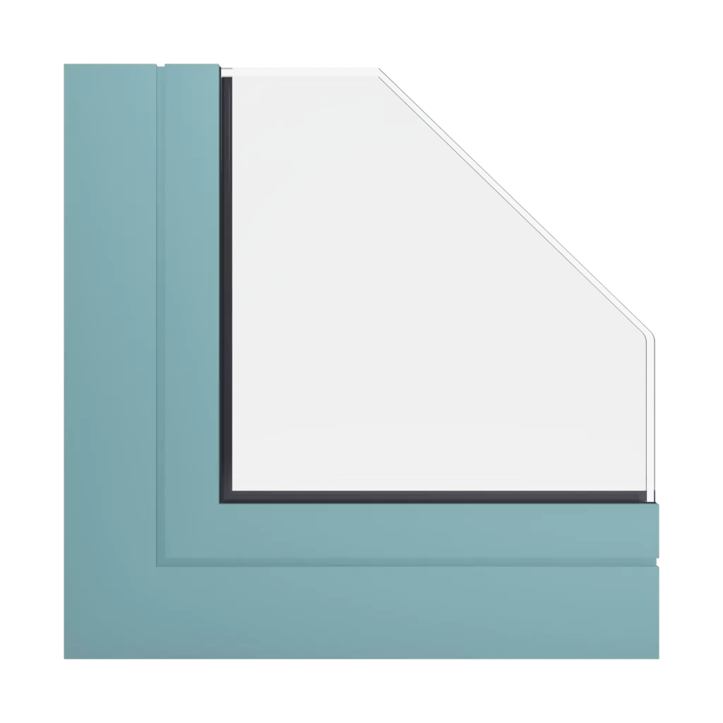 RAL 6034 Pastel turquoise windows window-color aluminum-ral ral-6034-pastel-turquoise