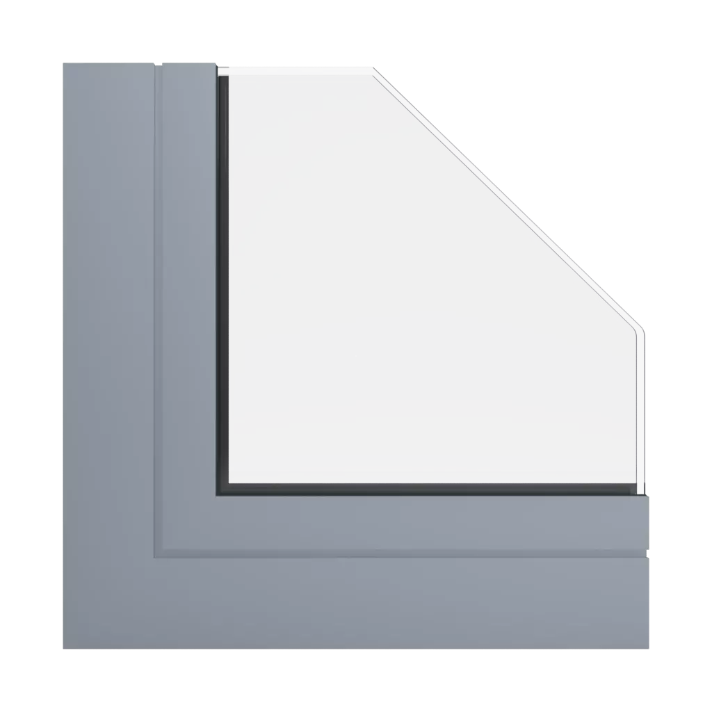 RAL 7004 Signal grey windows window-profiles aluprof mb-79n