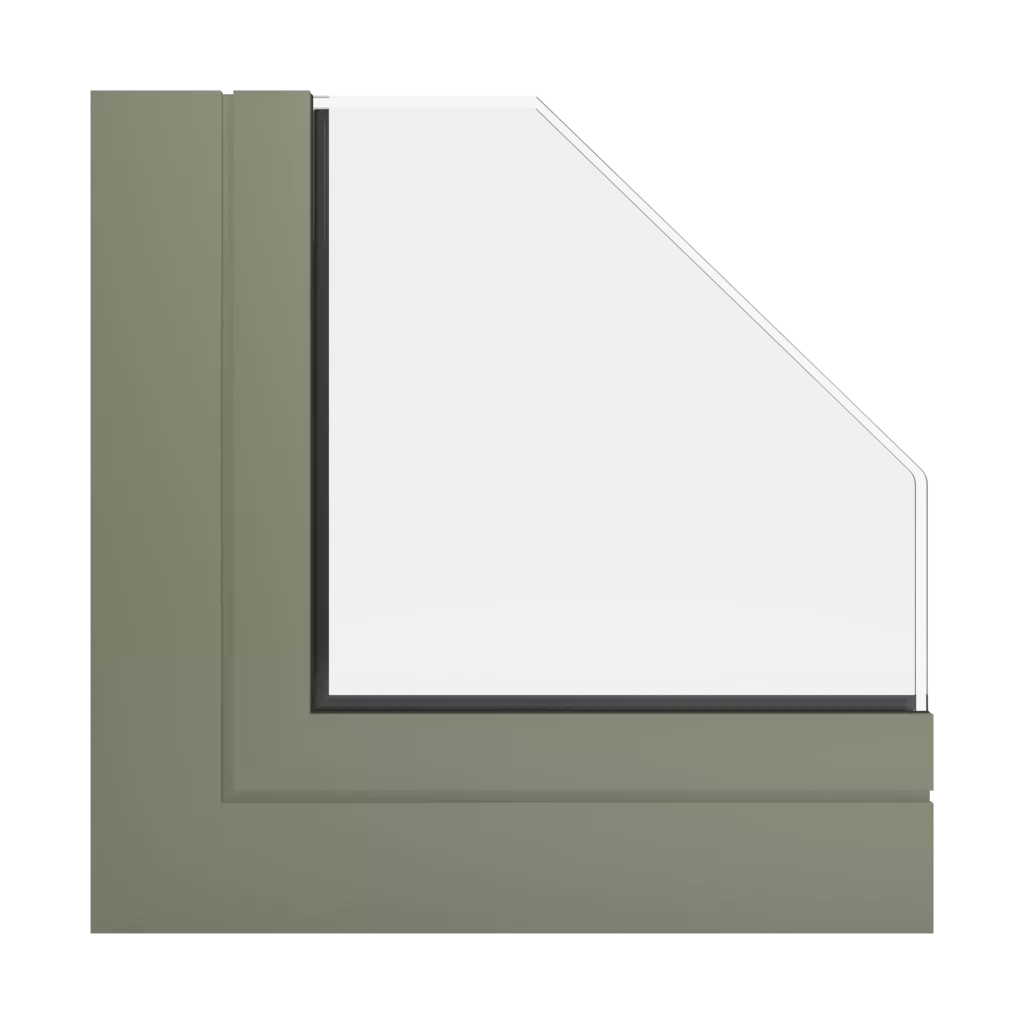 RAL 7001 Silver grey windows window-profiles aluprof mb-skyline-type-r