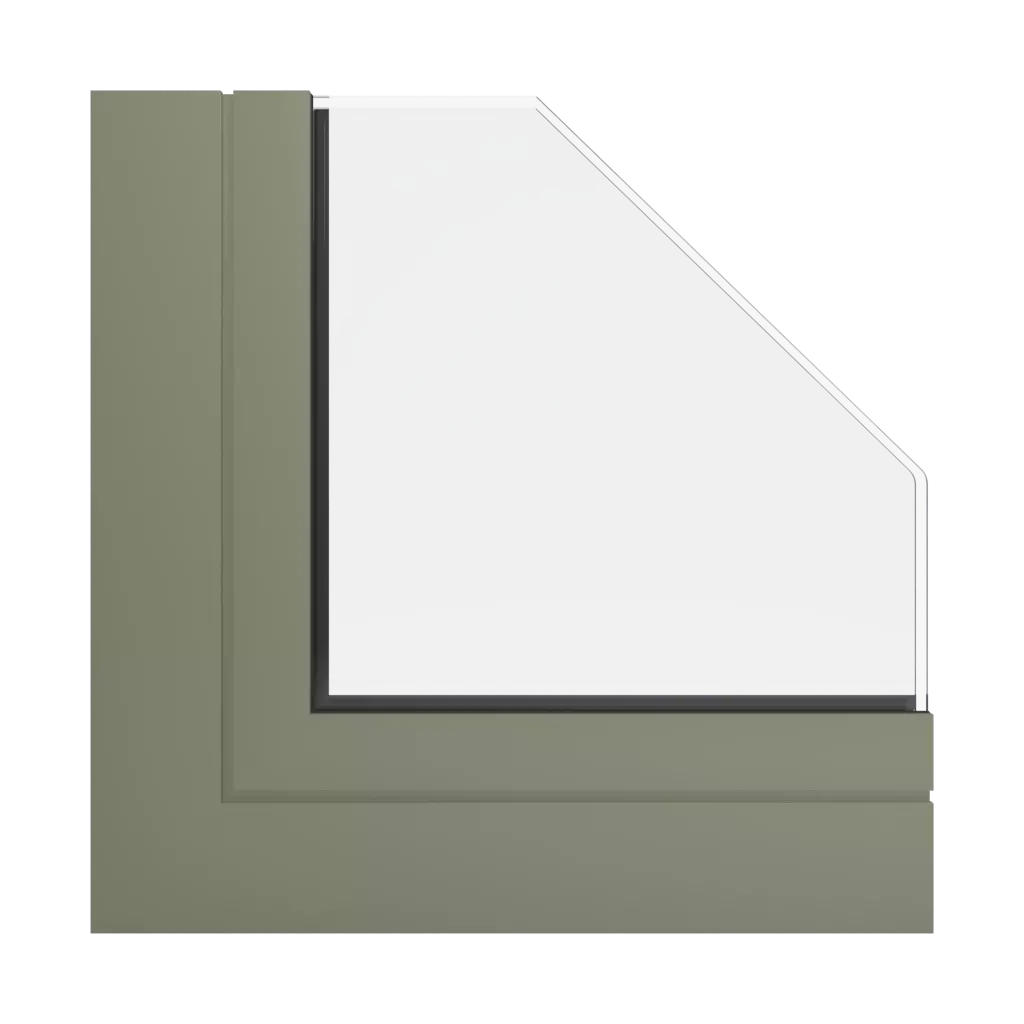 RAL 7001 Silver grey windows window-color aluprof-colors 