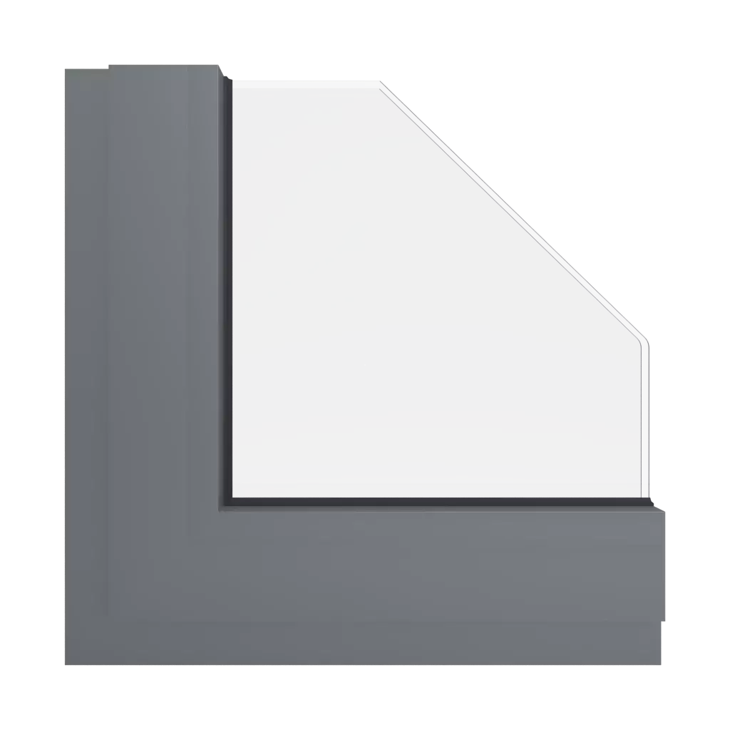 RAL 7005 Mouse Gray windows window-color aluminum-ral ral-7005-mouse-gray interior