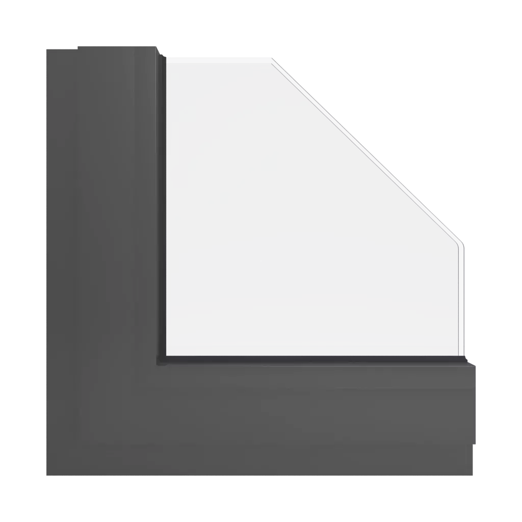 RAL 7022 Umbra grey windows window-color aluminum-ral ral-7022-umbra-grey interior