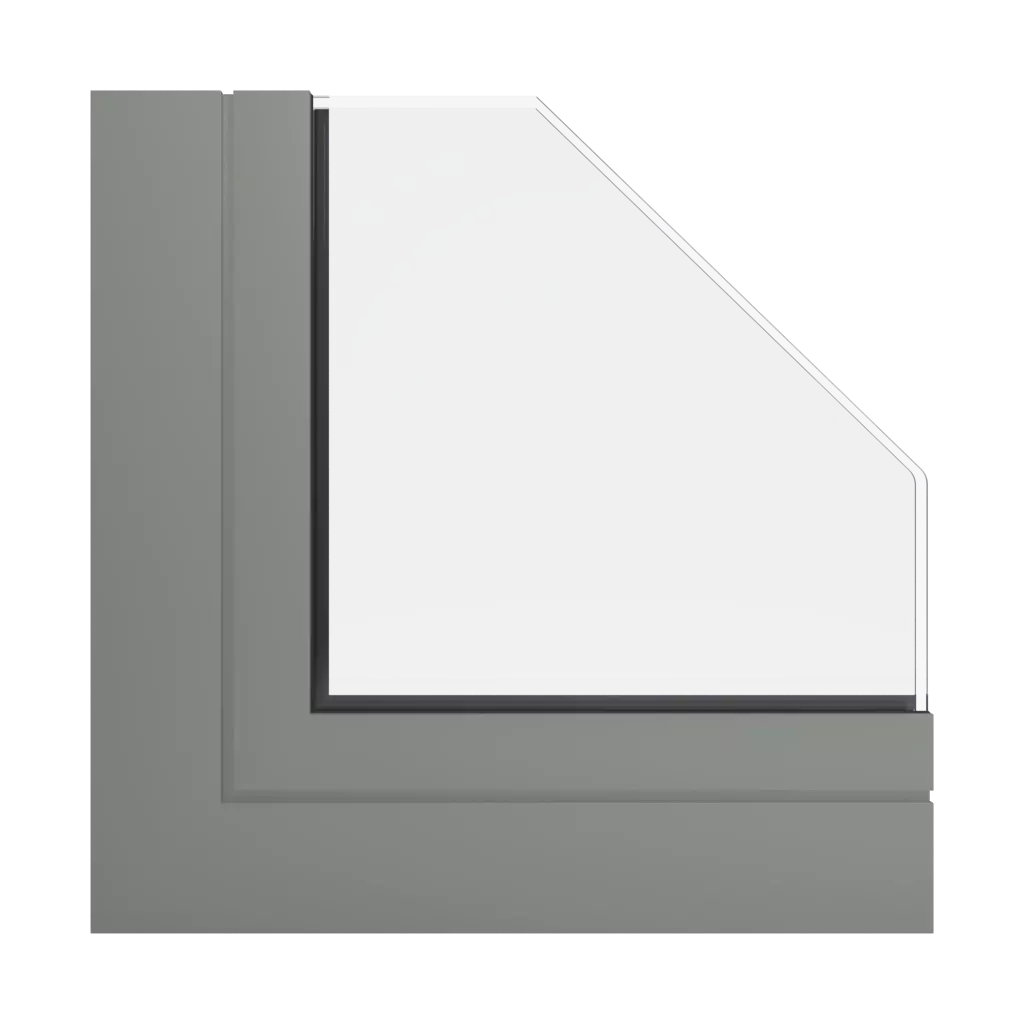 RAL 7023 Concrete grey windows window-profiles aluprof mb-harmony-office