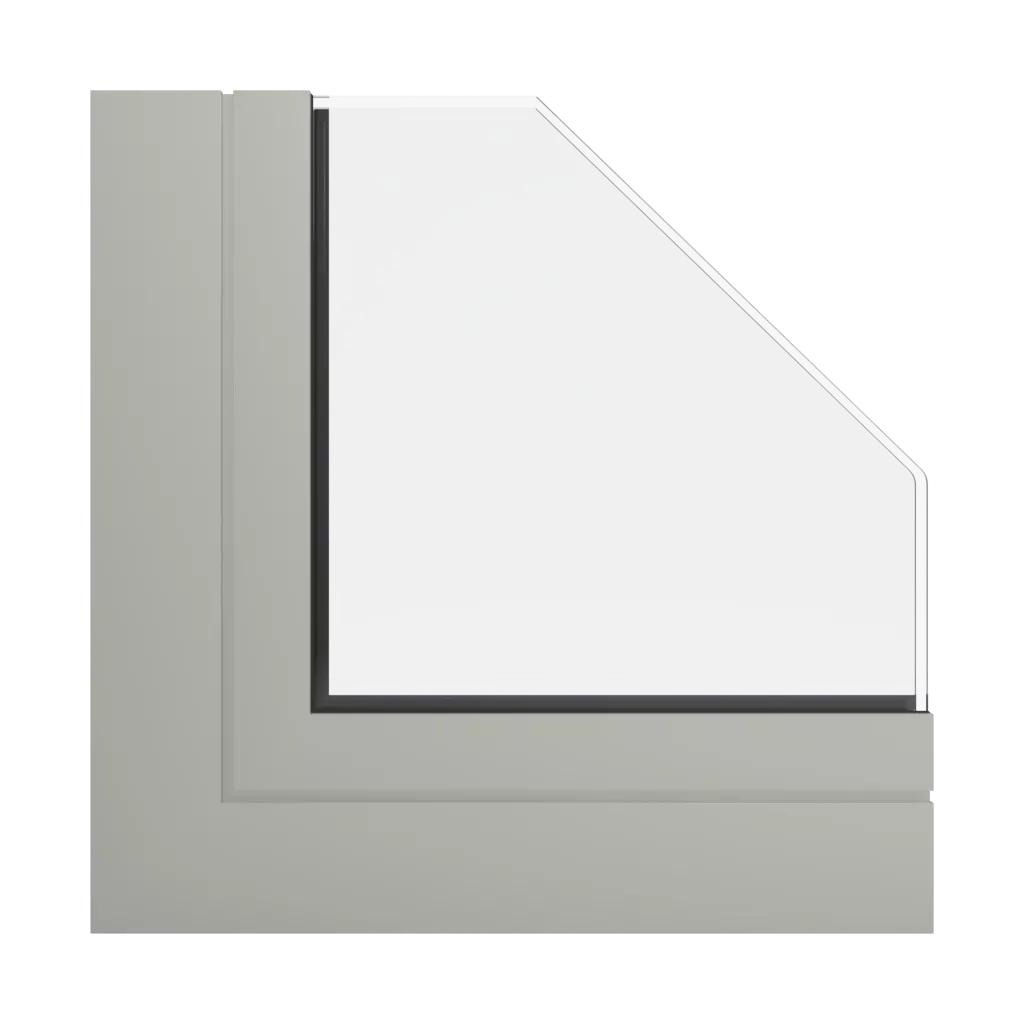 RAL 7032 Pebble grey products facade-windows    
