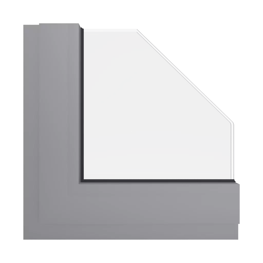 RAL 7036 Platinum grey windows window-color aluminum-ral ral-7036-platinum-grey interior