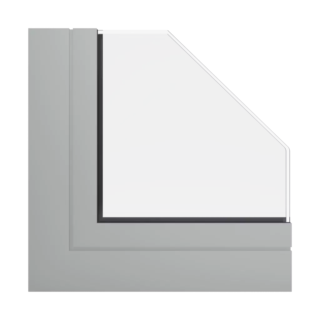 RAL 7038 Agate grey windows window-profiles aluprof mb-77-hs