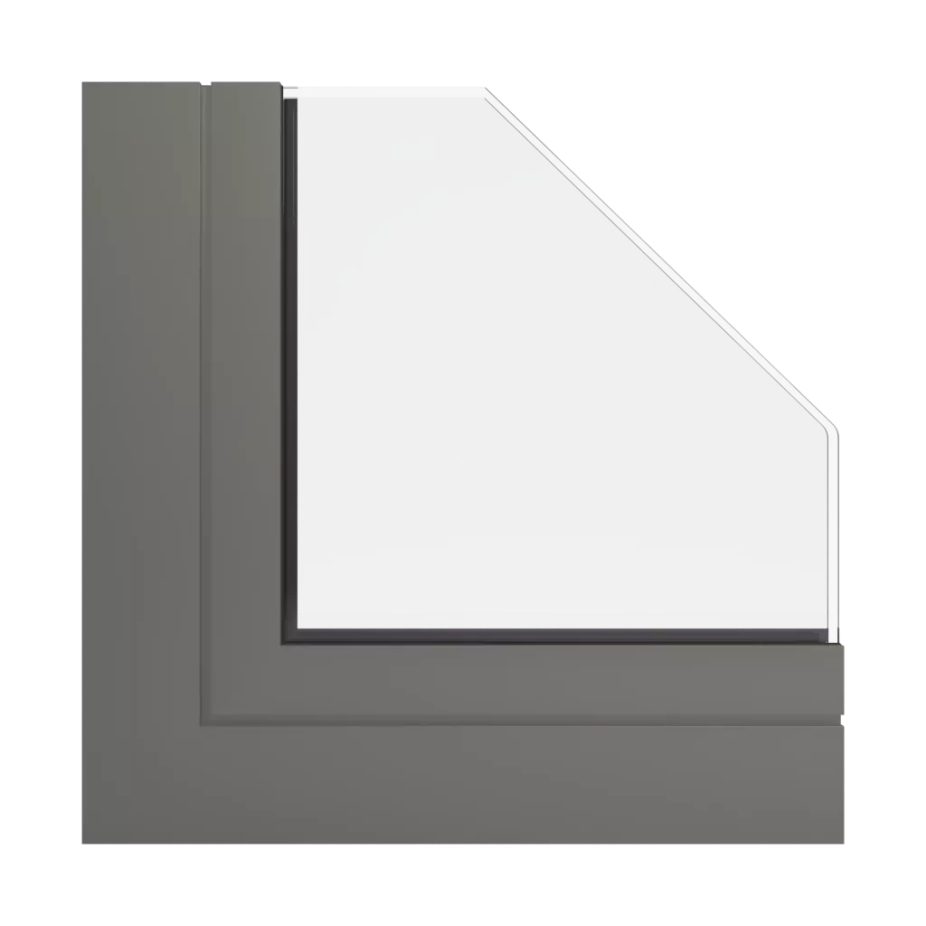 RAL 7039 Quartz grey windows window-profiles aluprof mb-skyline-type-r