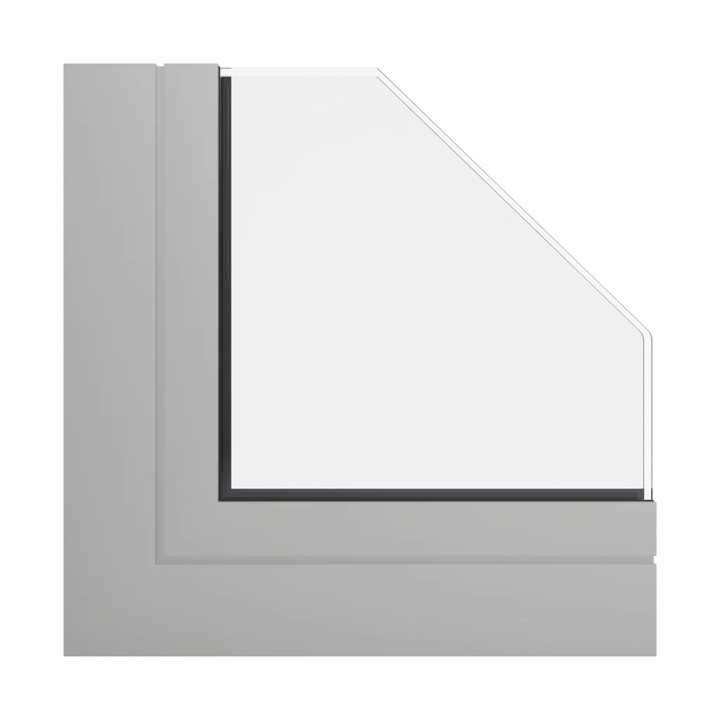 RAL 7044 Silk grey products facade-windows    