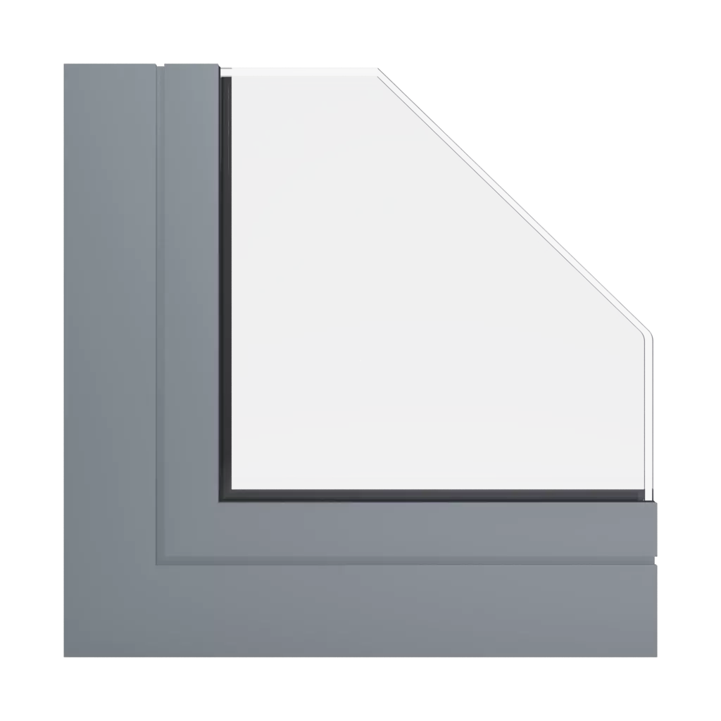 RAL 7046 Telegrey 2 windows window-profiles aliplast max-light-design