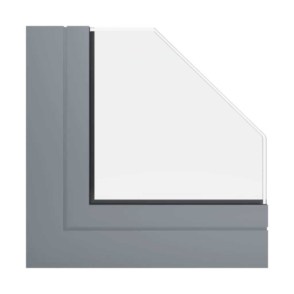 RAL 7046 Telegrey 2 windows window-profiles aluprof mb-openslide