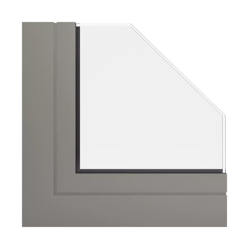 RAL 7048 Pearl mouse grey products facade-windows    