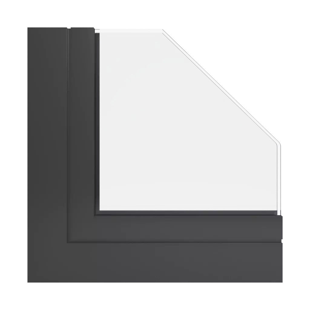 RAL 8019 Grey brown windows window-profiles aluprof mb-78ei-dpa