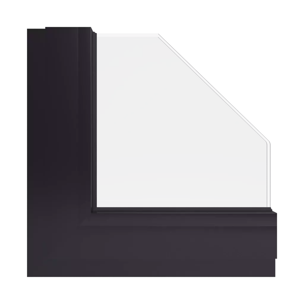 RAL 8022 Black brown windows window-color aluminum-ral ral-8022-black-brown interior