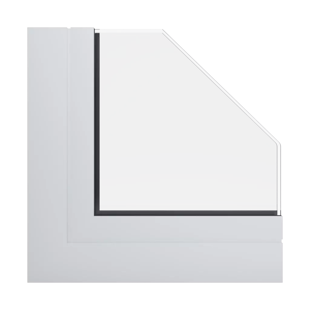 RAL 9003 Signal white windows window-profiles aluprof mb-harmony-office