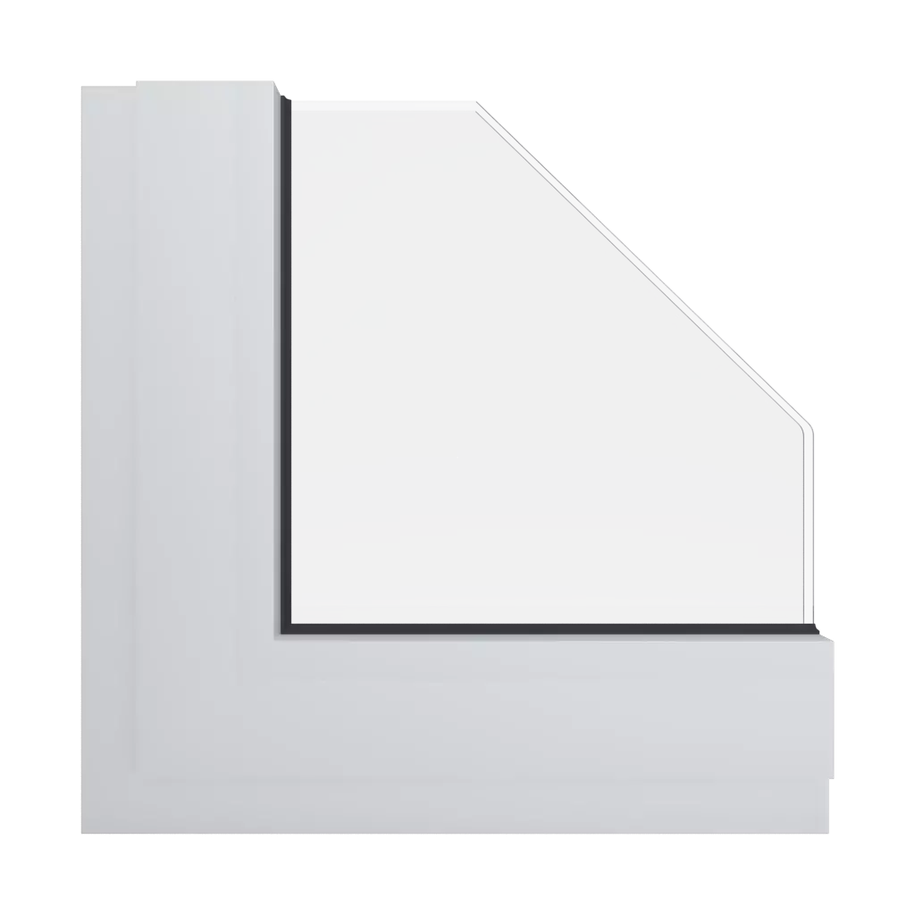 RAL 9003 Signal white windows window-color aluminum-ral ral-9003-signal-white interior
