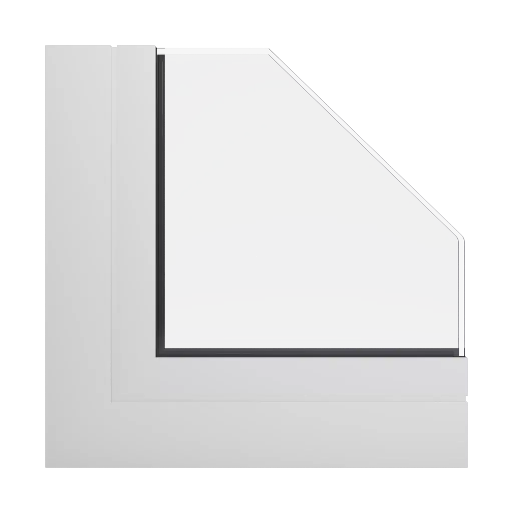 RAL 9010 Pure white windows types-of-windows triple-leaf symmetrical-division-horizontally-33-33-33 