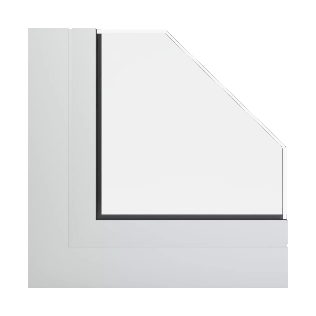 RAL 9016 Traffic white windows window-profiles aluprof mb-skyline-type-r