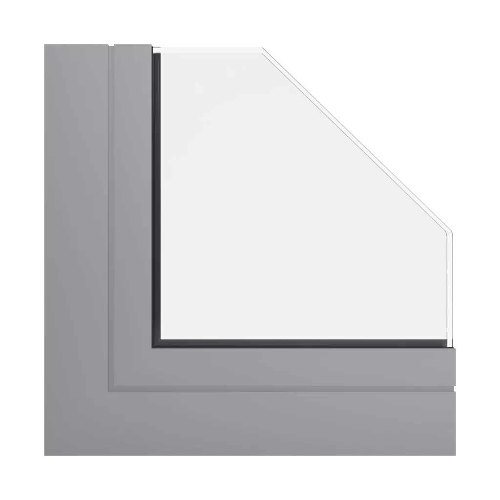 RAL 9022 Pearl light grey windows window-profiles aluprof mb-79n