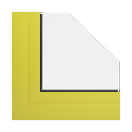 RAL 1016 Sulfur yellow windows window-profiles aliplast genesis-75