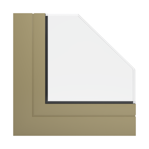 RAL 1020 Olive yellow windows window-profiles aliplast ultraglide