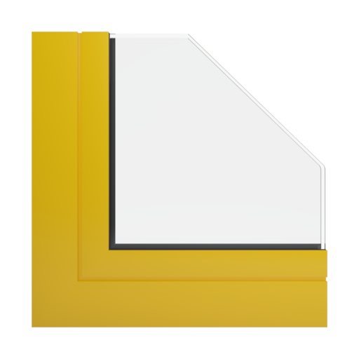 RAL 1021 Colza yellow windows window-profiles aliplast genesis-75