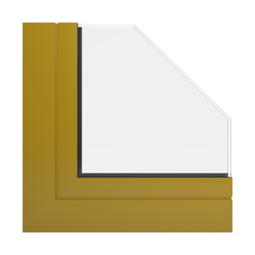 RAL 1027 Curry windows window-profiles aliplast genesis-75