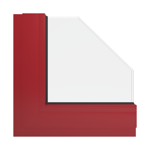 RAL 3001 Signal red windows window-color aluminum-ral ral-3001-signal-red interior
