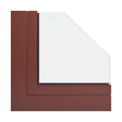 RAL 3009 Oxide red windows window-profiles aliplast genesis-75