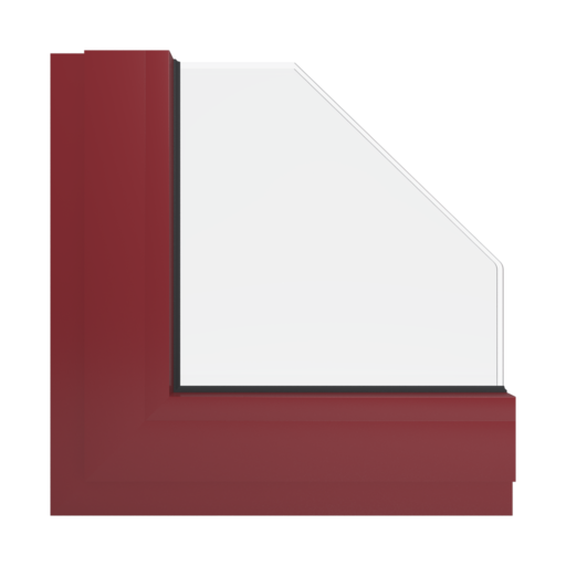 RAL 3011 Brown red windows window-color aluminum-ral ral-3011-brown-red interior