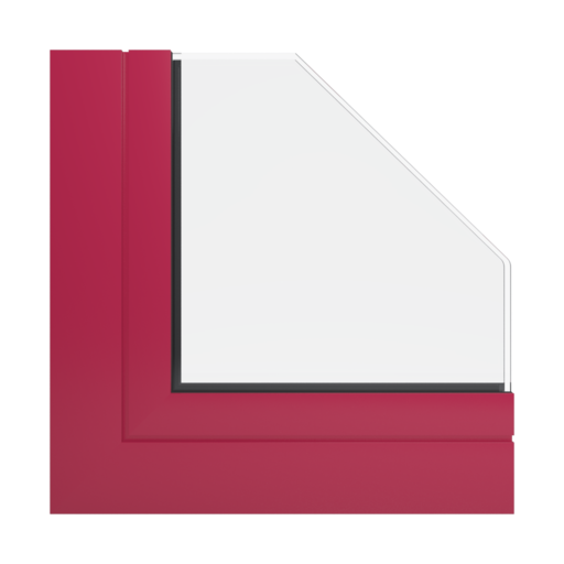 RAL 3027 Raspberry red windows window-profiles aliplast ultraglide