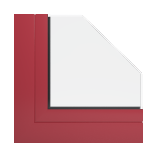 RAL 3031 Orient red windows window-profiles aliplast genesis-75