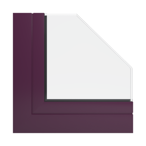 RAL 4007 Purple violet windows window-profiles aliplast ultraglide