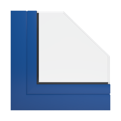 RAL 5005 Signal blue windows window-profiles aliplast ultraglide