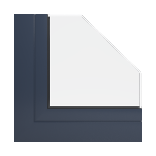 RAL 5008 Grey blue windows window-profiles aliplast genesis-75