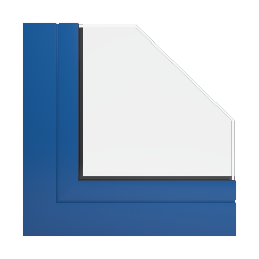 RAL 5017 Traffic blue windows window-profiles aliplast ultraglide
