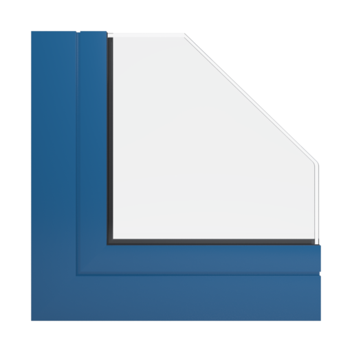RAL 5019 Capri blue windows window-profiles aliplast genesis-75